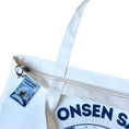 Load image into Gallery viewer, Onsen Saru Canvas Tote Bag with Charm