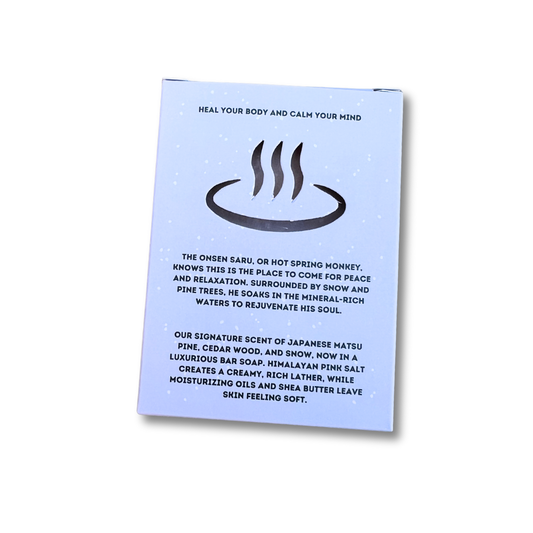 Product packaging with text and steam icon on a white background