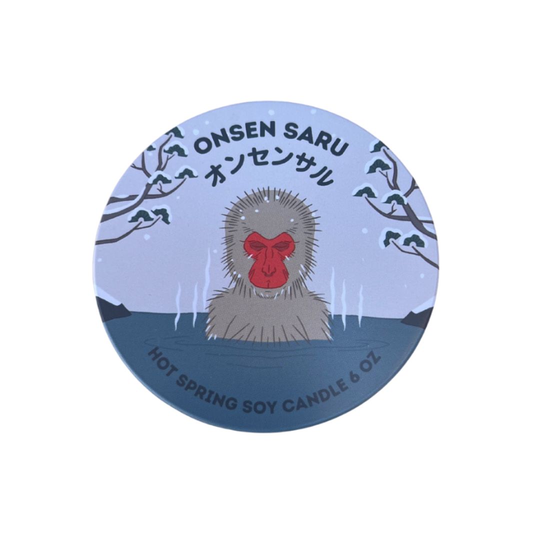 Onsen Saru Hot Spring Soy Candle  **Limited Edition**