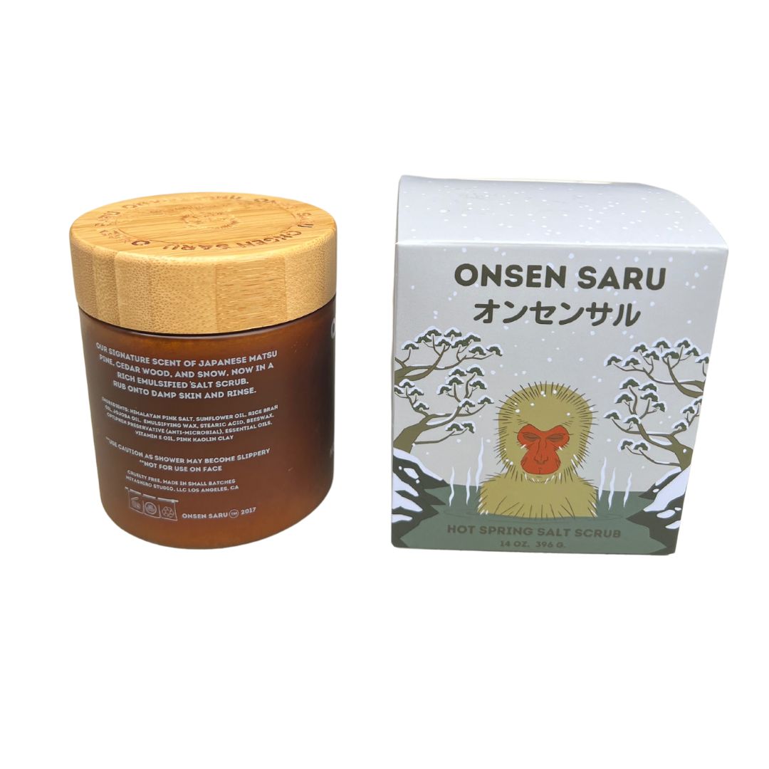 Onsen Saru Hot Spring Salt Scrub - オンセンサル