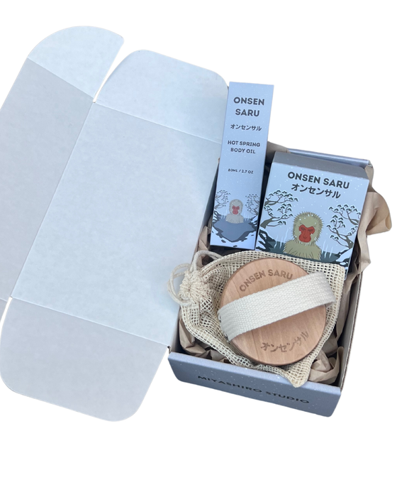 Onsen Saru 3 pc Soft Skin Gift Set  - Limited Edition for Holiday