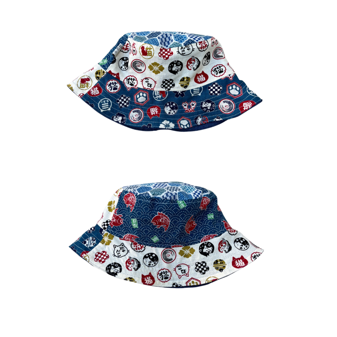 Patchwork Nikkō Bucket Hat - にっこ