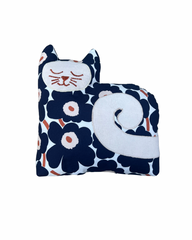 Kariko Neko Patchwork Pillow - ねこ