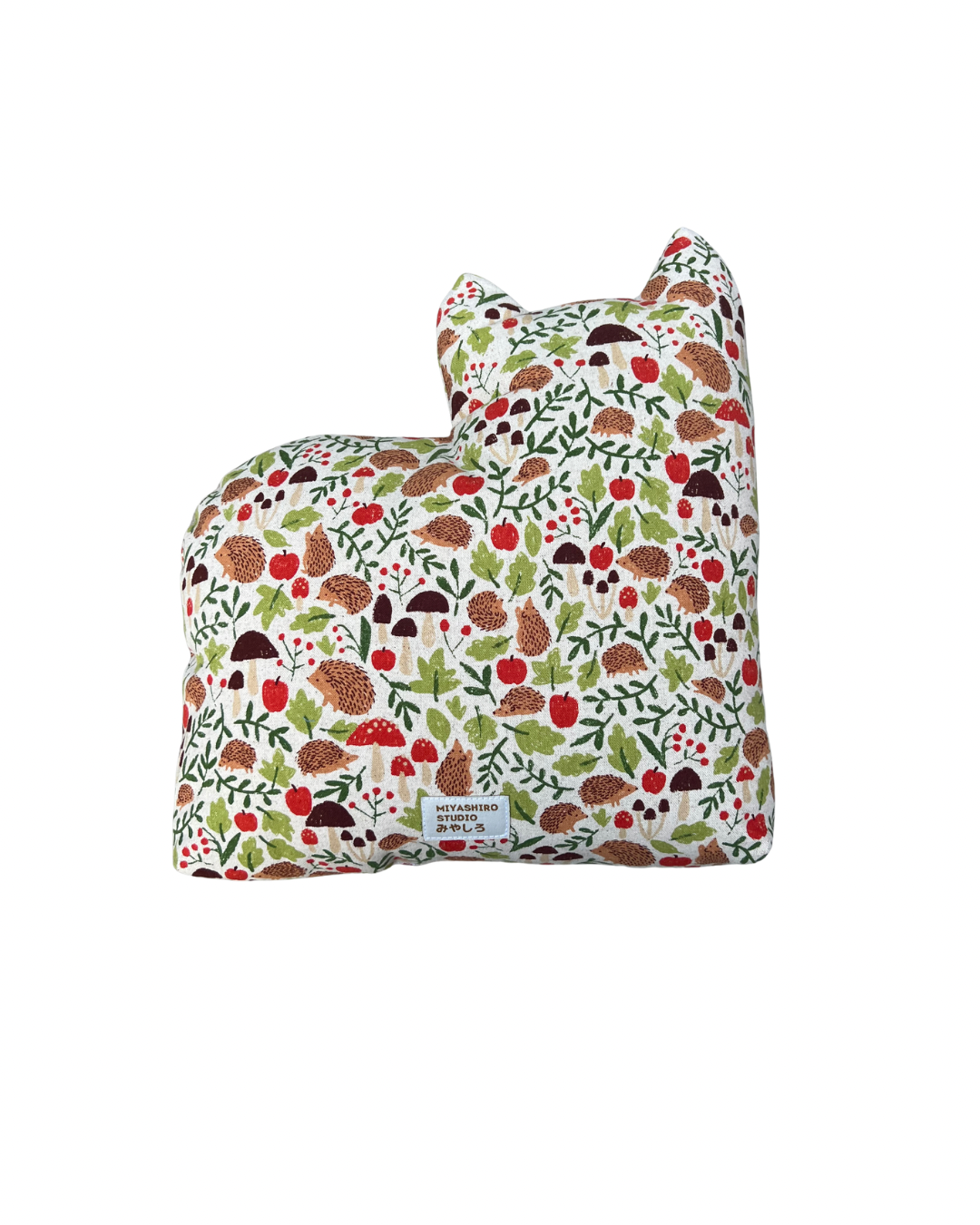 Kariko Neko Patchwork Pillow - ねこ