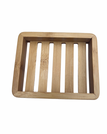 Engraved Bamboo Soap Dish
