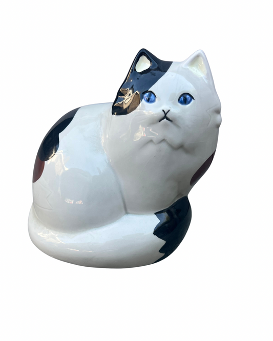 VINTAGE - Ceramic Cat Bank by Takahashi San Francisco