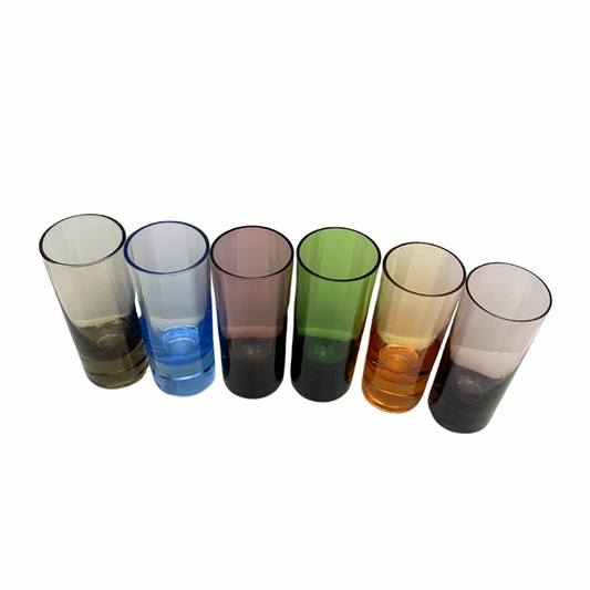 MCM VINTAGE - Japanese Rainbow Shot Glasses -  Set of 6
