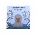 Load image into Gallery viewer, Onsen Saru hot spring air freshener packaging with monkey illustration on a light blue background
