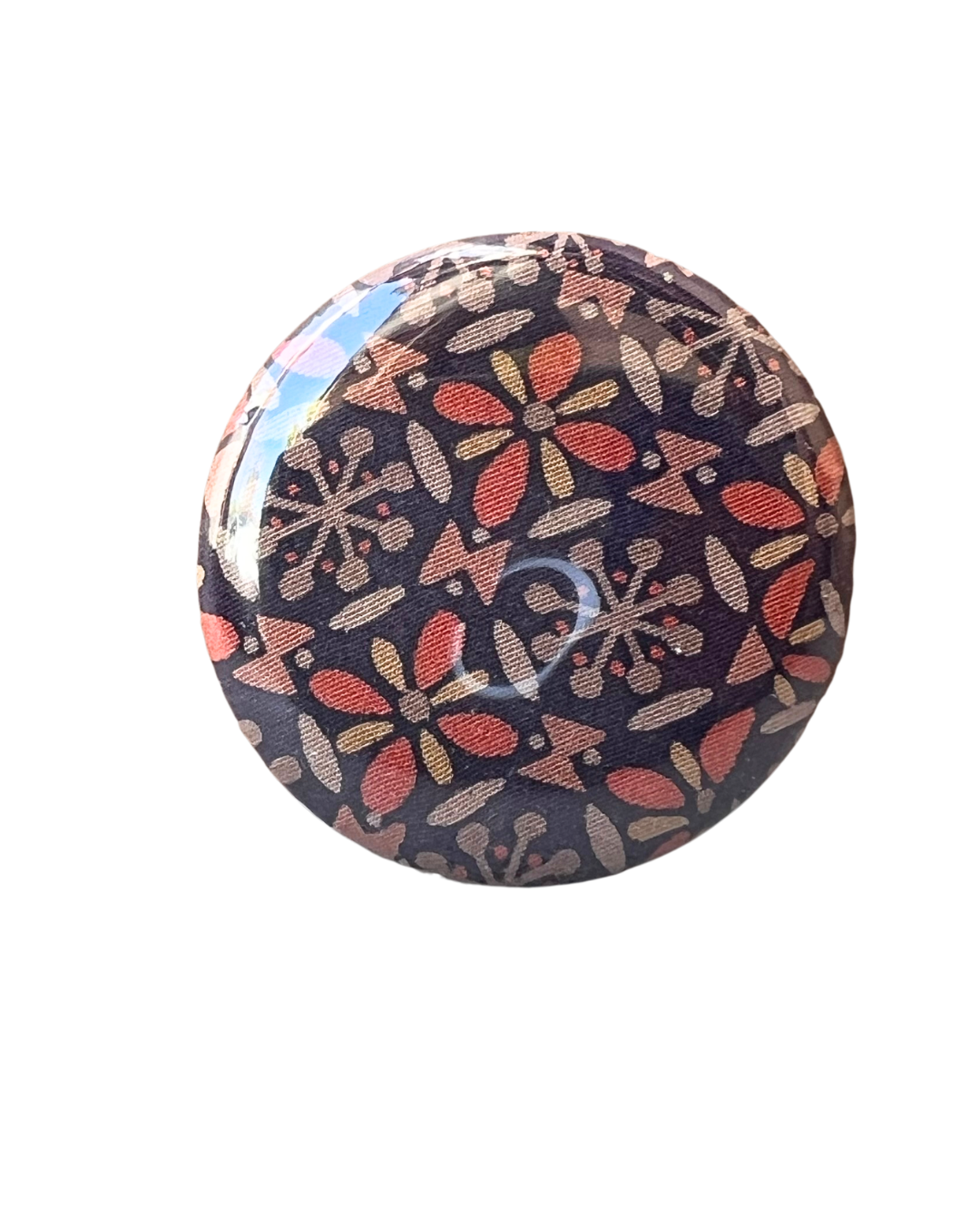 Chibi Pocket Mirror - Vintage Kimono Silk