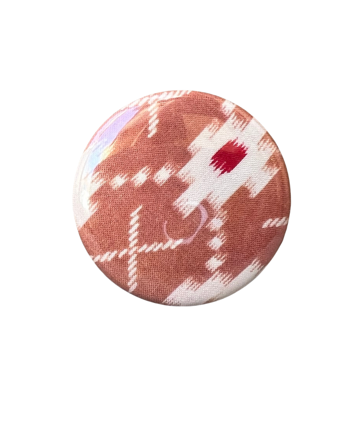 Chibi Pocket Mirror - Vintage Kimono Silk