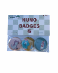 Load image into Gallery viewer, Nuno Badges - 3 pack
