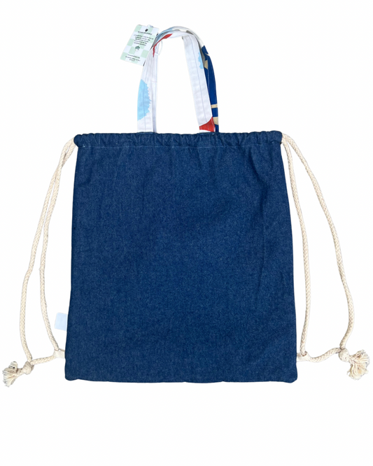 Marimekko Patchwork Drawstring Backpack/Tote