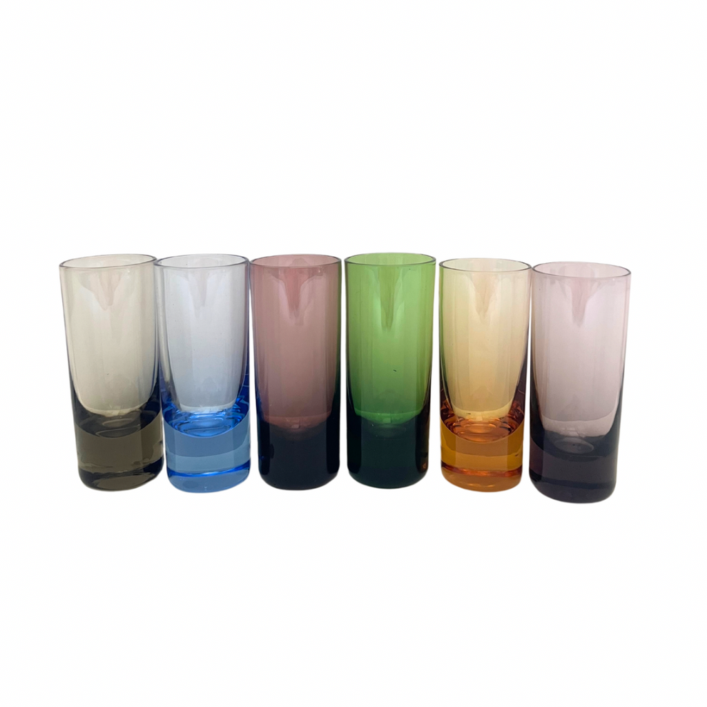 MCM VINTAGE - Japanese Rainbow Shot Glasses - Set of 6– MIYASHIRO