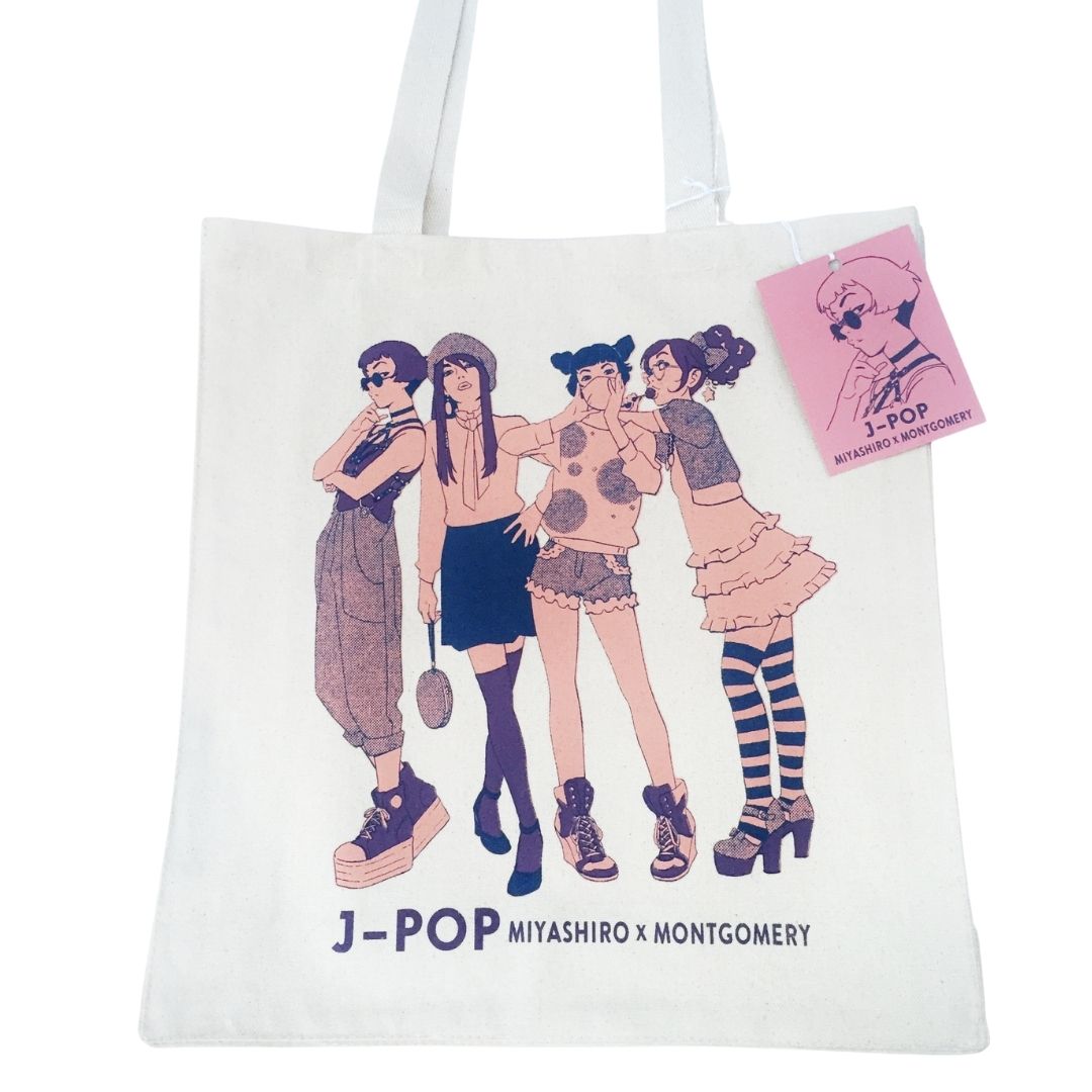 Girl Star J-Pop Canvas Tote
